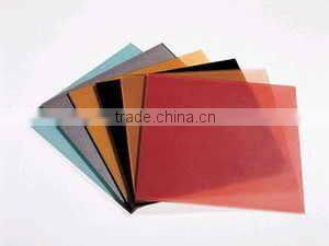 windshield type car colored laminated safety glass