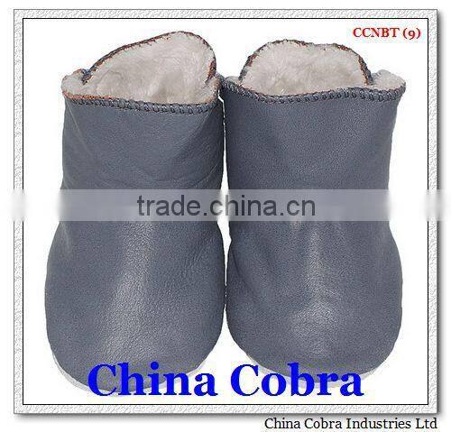 newest hotsale leather baby snow boots winter boots kids boots