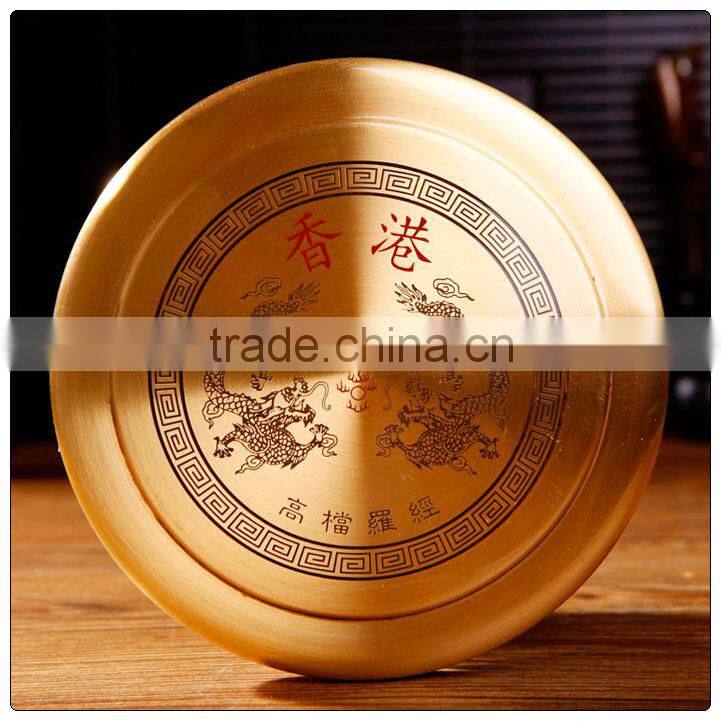 Bronze material round shape fengshui lou pan