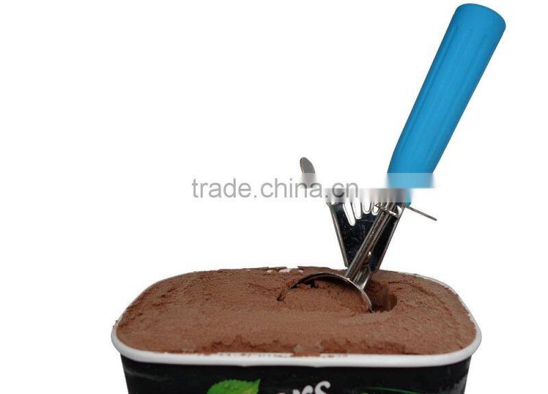 Stainless Steel Scoop With Plastic Handle