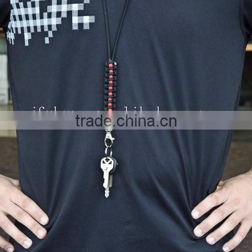 fashion 550 paracord mobile phone lanyard for cell phone