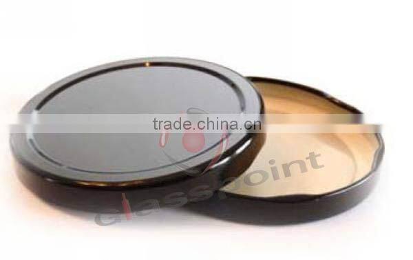 Metal Caps, Silver Metal Plastisol Lined Lug Caps