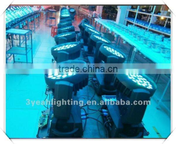 36 pcs 4 in 1 10W RGBW leds 6 pixel wash moving head rotating head light