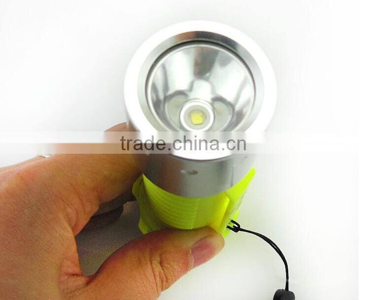 A-OK Rechargeable Power Source and ABS Lamp Body Material led with cree q5 Lamp beads s Diving Flashlight and diving torch falsh
