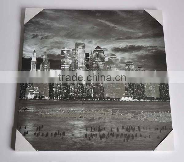 2014 new design scenery canvas frame paints