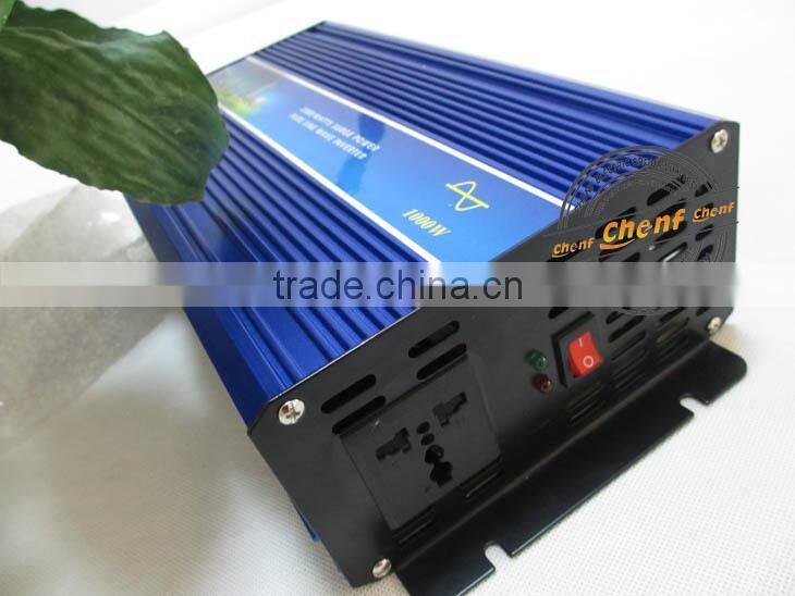 Hot Sales CE ROHS 1000W Dc To Ac 12V 24V 110V 220V 50/60Hz Solar Power Inverter With Battery Charger Pure Sine Wave inverter