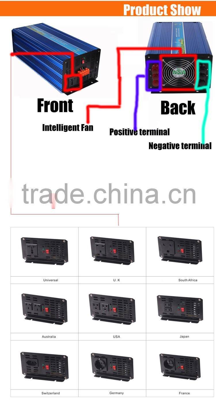 Chenf 5000W Low Consumption Energy Saving Off Grid 48V 110VDC to 230V 240VAC Pure Sine Wave Power Inverter