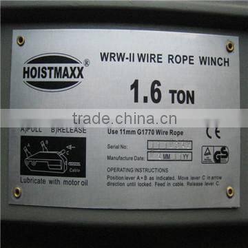 wholesale Aluminium Body hand winch good quality