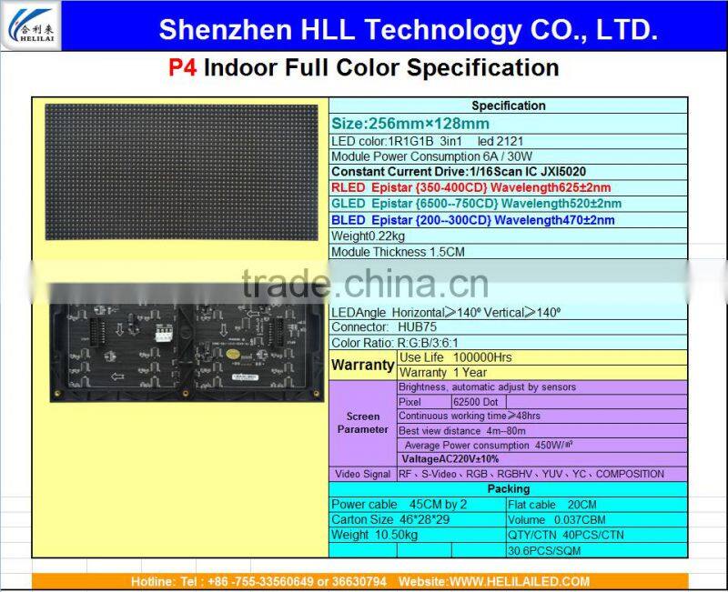 led display module p5 320*160 for indoor usage