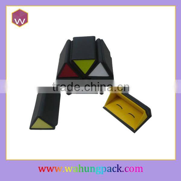 Customized small storage cufflink boxes, plastic cufflink box wholesale