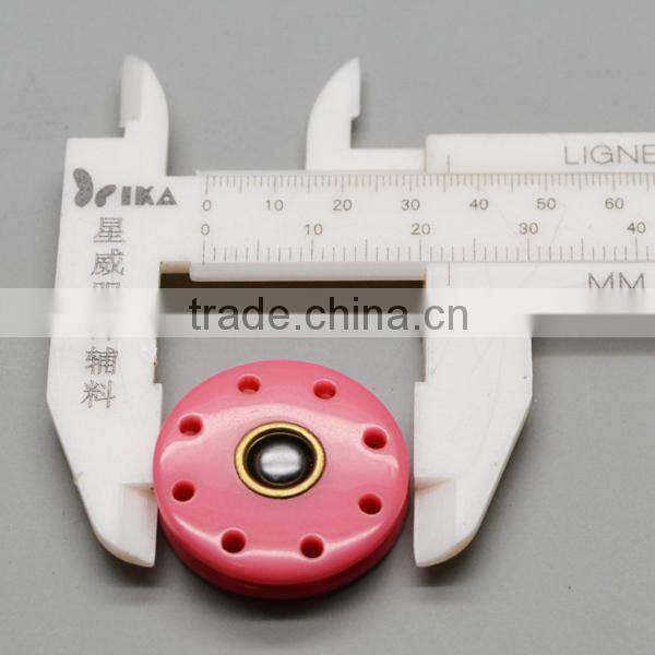 Eight holes wheel shape plastic bags plastic snap button