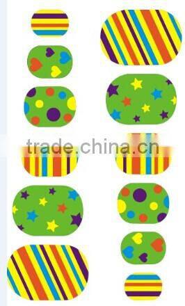 nail arts design beauty personal care non-toxic safty children nail stickers