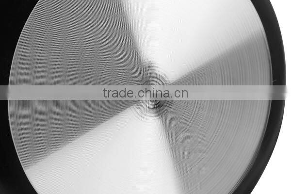 Aluminm nonstick cooking pot with spiral bottom