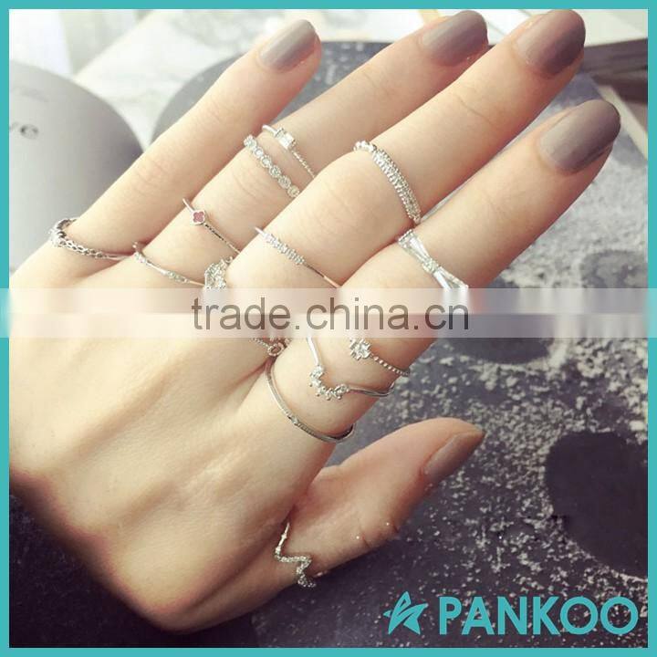 Fashion cheap 925 sterling silver small knuckle ring for young girls