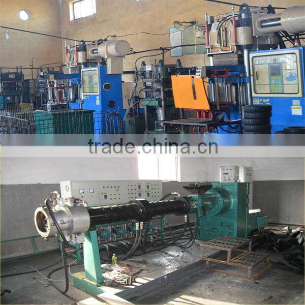 13x5.00-6 inch flat free rubber tire with rib tread for zero turn mower