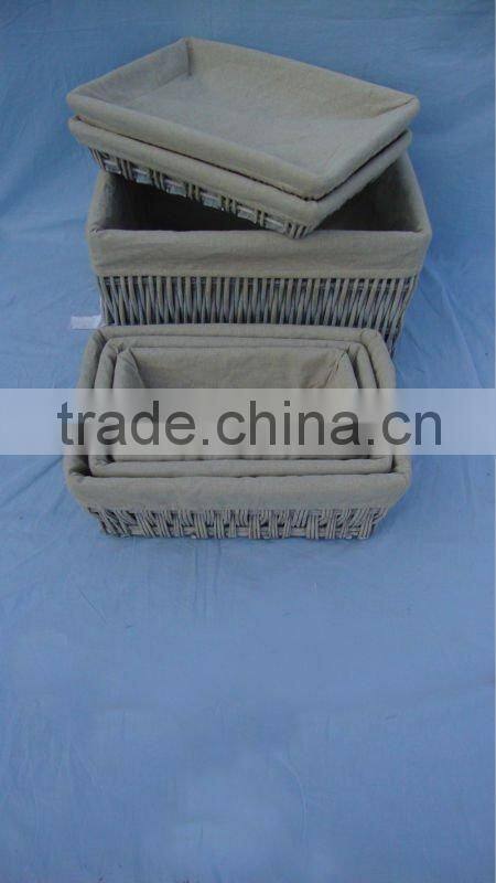 2012 Hotest selling Natural Color Storage rattan basket