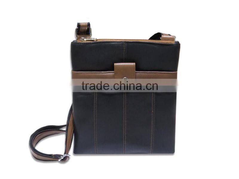 India bags factory fashion design pu leather girls school canvas sling bag