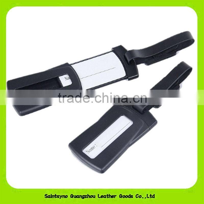 16030 Custom braned teco-friendly travel hotel gifts brown leather airport luggage tag