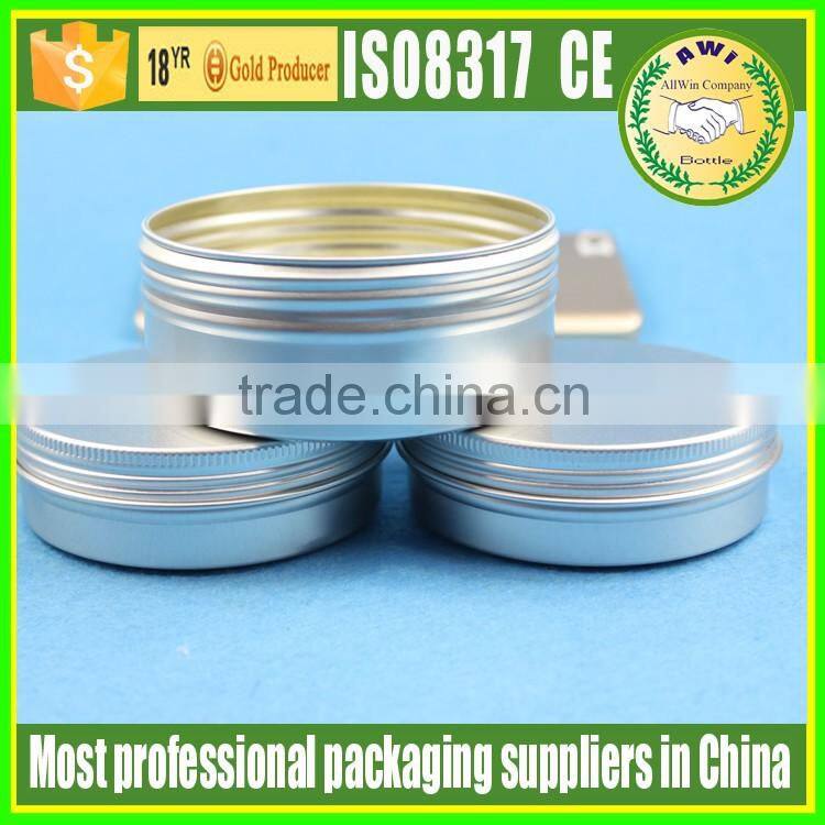 Cosmetic Aluminum Golden Cream Jar Eyeshadow Jar