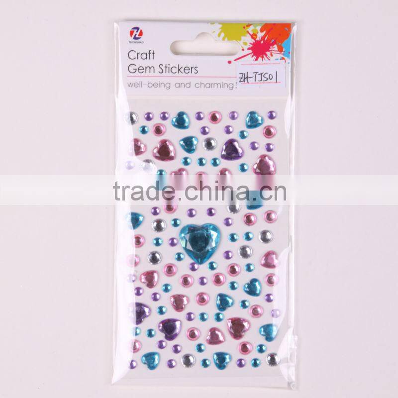 national flag shape crystal strass cell phone sticker