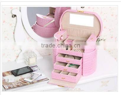 Customized Cardboard Paper fancy suitcase paper box ,suitcase cosmetic box