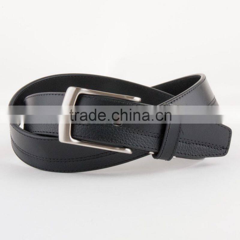 Luxury Men Genuine Leather Pin Alloy Buckle Belt Dress Brand Wide Waistband Bel