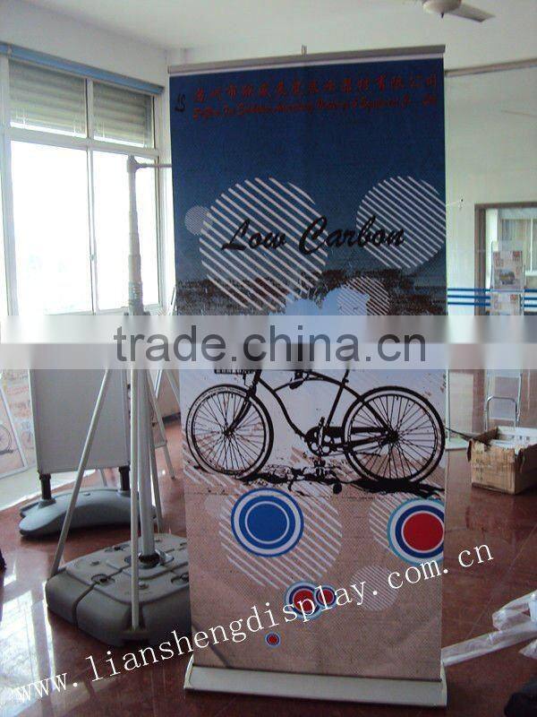 2014 new design cheap price and high quality scroll roll up banner stand