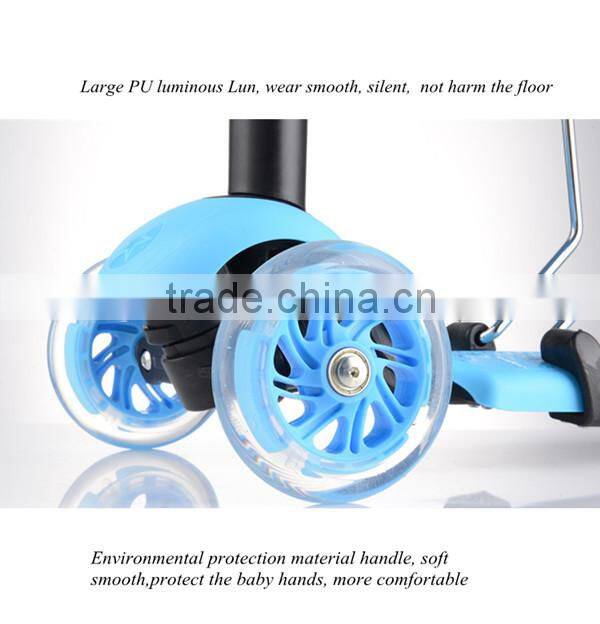 2016 wholesale cheap kids scooter with adjustable seat