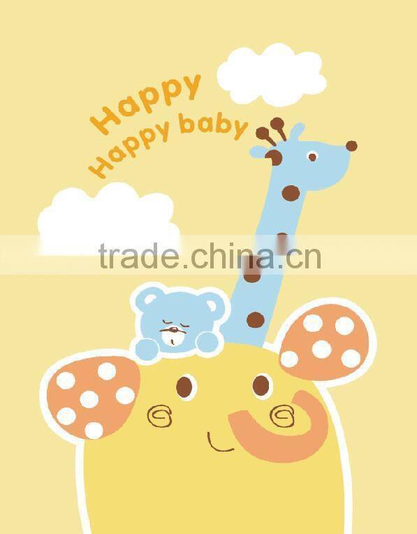 Knitted Plush Baby Cuddly Raschel Mink Blankets Made in China