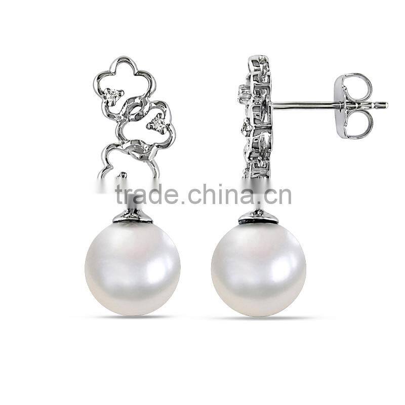 wholesale 925 sterling silver bridal pearl jewelry set
