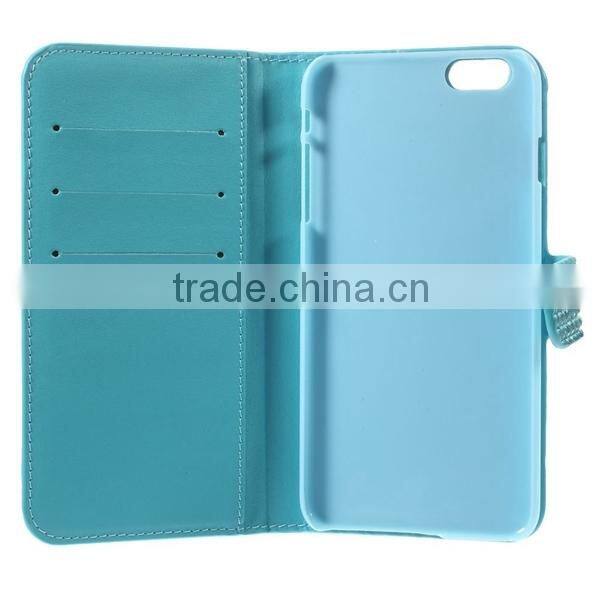 2015 Wholesale top quality 5.5 inch wallet case for iphone 6 plus