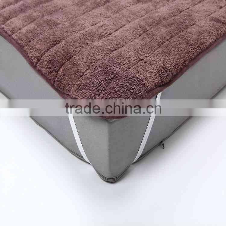 Queen Size Coral Fleece Waterproof Mattress Pad
