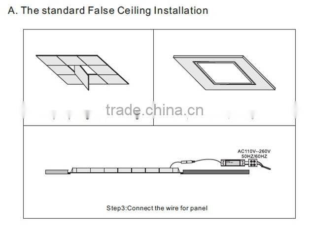 Super bright SAA approved LED Panel light 30x120cm, 36W, 4300lm, IES files available