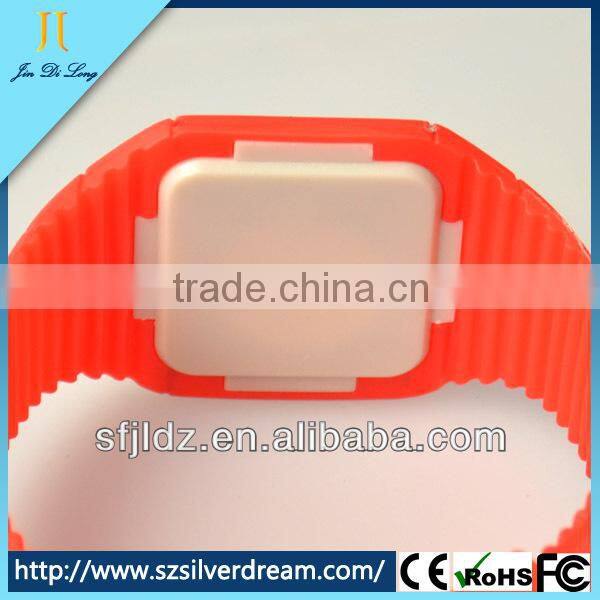 Unisex Touch Design Digital LED Silicone Sports Wrist Watch For Women Men