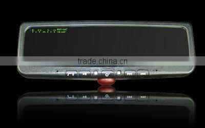 car rearview mirror with reverse camera, bluetooth,LCD Auto-Dimming function