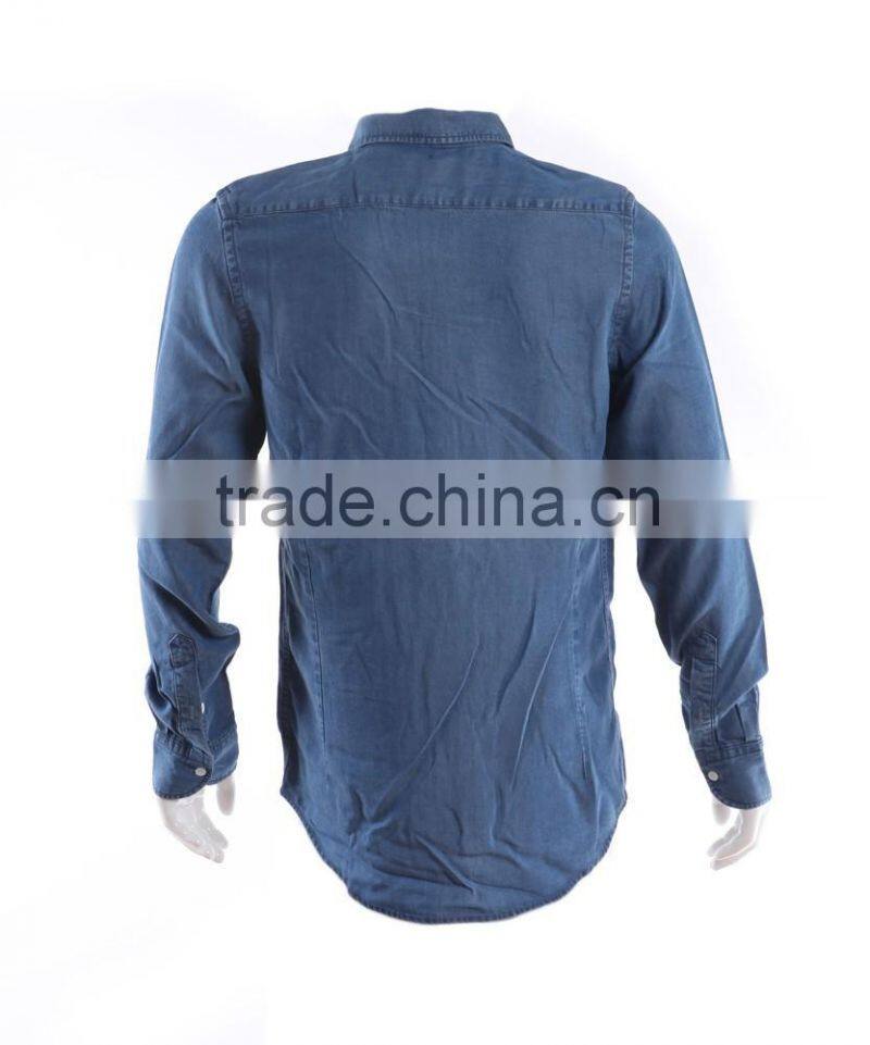 GOOD QUALITY 20S*20S 100 TENCEL INDIGO DYED SHIRTING FABRIC