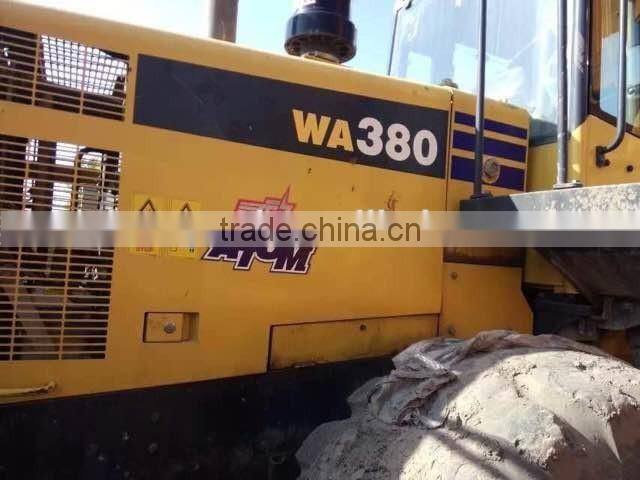 Used Japan wheel loader WA380-6 for sale