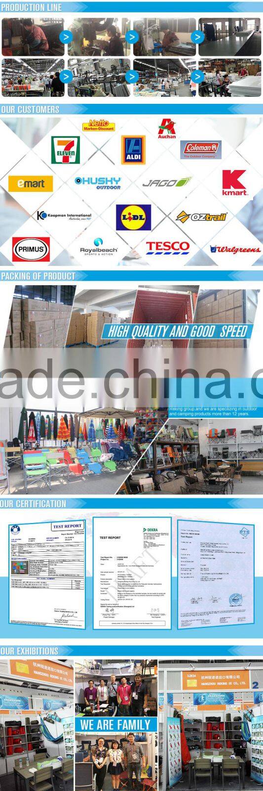 Different Color Portable Compact Folding Aluminum Beach Lounge Chair