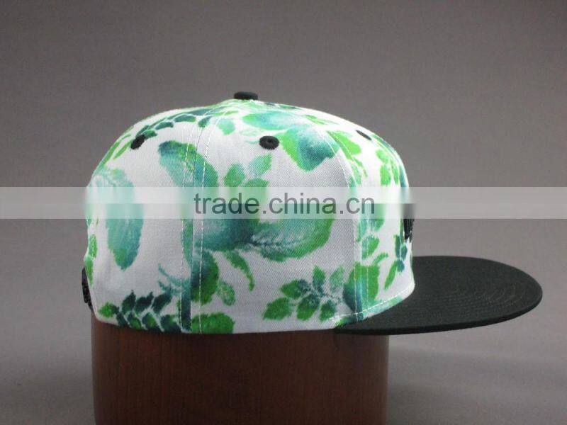 Customer high quality 6- panel snapback hat with 3D Embroidered Patch