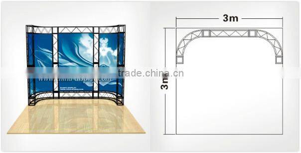 China iron truss trade show display stand