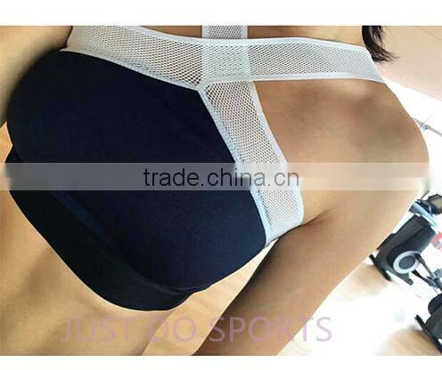 Sexy female sports bra, sweat running damping summer sports and fitness clothing