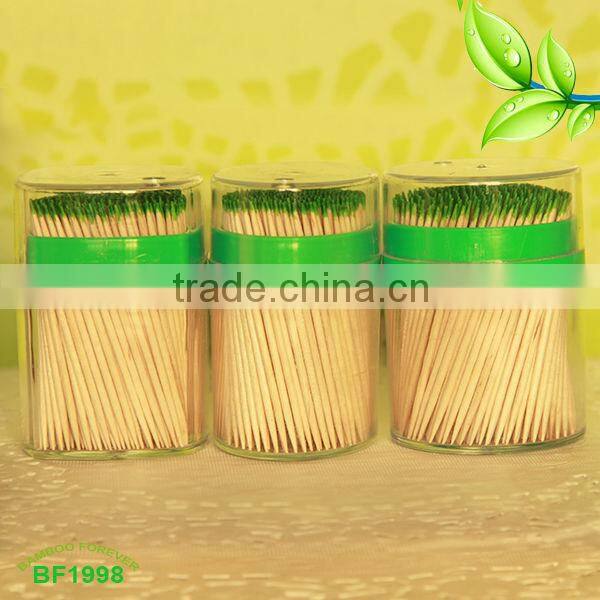 Nature Double tips bamboo toothpick minted