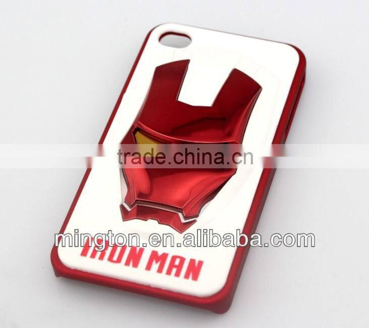 Platic 3d iron man phone case for iphone 5