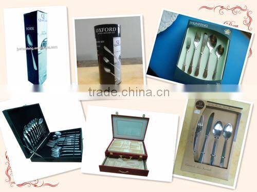 2016 stainless steel cutlery set with plastic handle