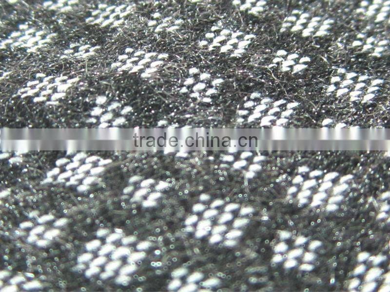 knit jacquard two layer jacquard knitting fabric TR composition