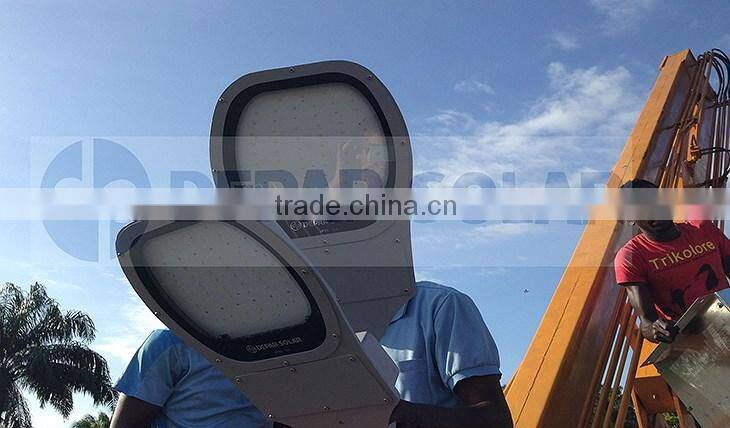 130W Solar Street / Road / Highway Light 12m pole- OGBOKO Series single arm