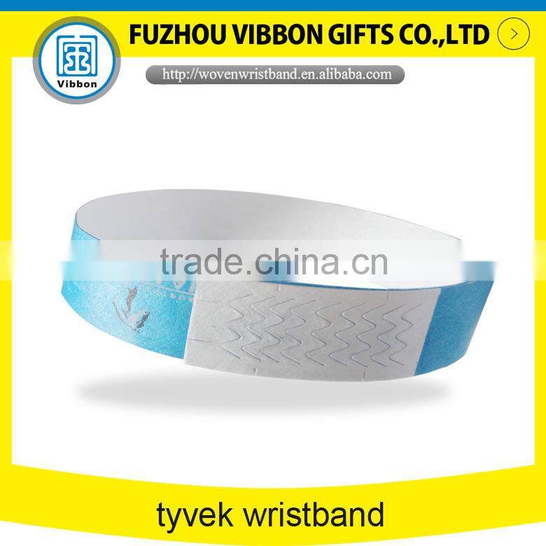 Multicolor promotional paper tyvek wristband for events