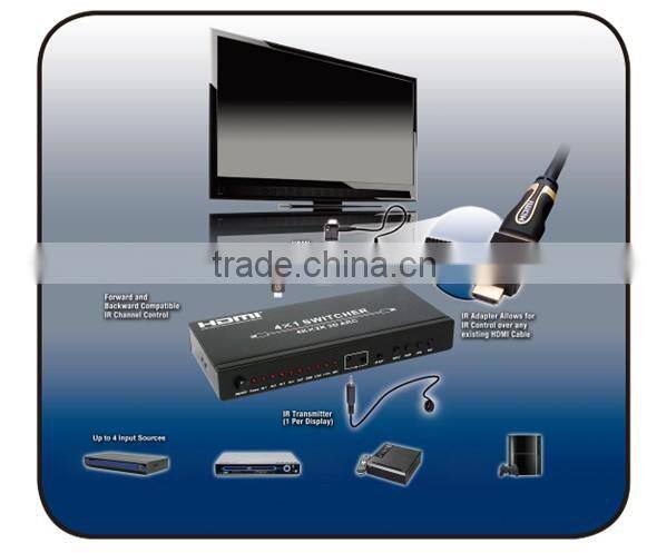 Hot sale 3 by 1 HDMI Switcher with ARC, HDMI 1.4