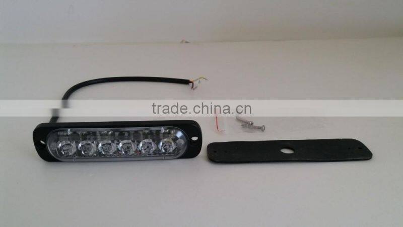 3W*6LED hot selling car mini strobe deck light XN-6C