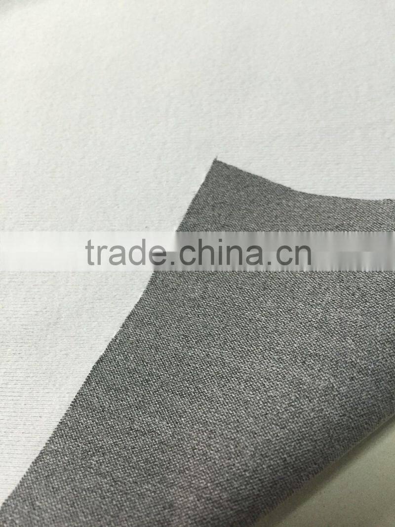 Knitted Gray Gold Display Fabric Blockout fabric stretch ceiling for dye sub direct printing